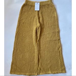 NWT Kordal Studio Crochet Pant in Saffron XS